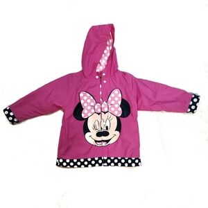 Little girl's Minnie Mouse Western Chief raincoat size 6X lightly used.
